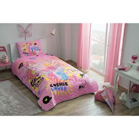 Taç Winx Flower Tek Kişilik Yatak Örtüsü Seti