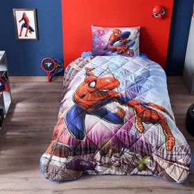 Taç Yastık Hediyeli Spiderman Yorgan Seti