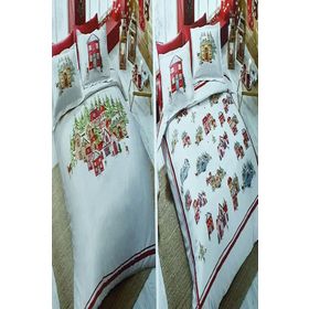 Taç Yilbaşi Santa Kırmızı Çift Kişilik Nevresim Takımı