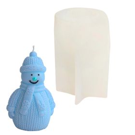 Tacery 3D Noel Kardan Adam Silikon Mum Kalıbı