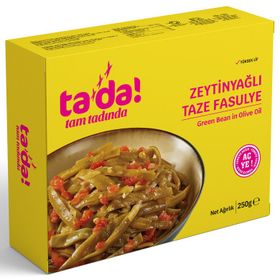Tada 250 gr Vegan Zeytinyağlı Taze Fasulye