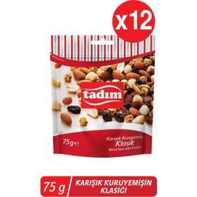 Tadım Klasik 75 gr Karışık Kuruyemiş (12 adet)