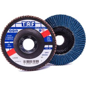 Taf ZİR-OKS LVZ34-40 K.115x22 mm 40 Kum Zrk Mavi Flap Disk