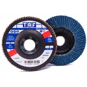 Taf ZİR-OKS LVZ34-40 K.115x22 mm 40 Kum Zrk Mavi Flap Disk