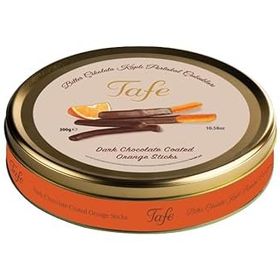 Tafe 300 gr Bitter Çikolata Kaplı Portakal Çubukları