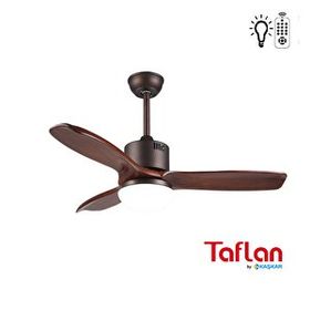 Taflan F42206 Kahverengi Renk Aydınlatmalı Uzaktan Kumandalı Tavan Vantilatörü