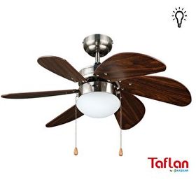 Taflan L36009 Aydınlatmalı Nikel Tavan Vantilatörü