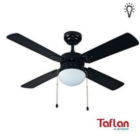 Taflan L42015 Siyah Renk Aydınlatmalı Tavan Vantilatörü