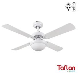 Taflan L42043 Beyaz Uzaktan Kumandalı Lambalı Tavan Vantilatör