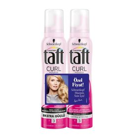 Taft Bukle Belirginleştirici Ekstra Güçlü No:3 2x150 ml Saç Şekillendirici Köpük