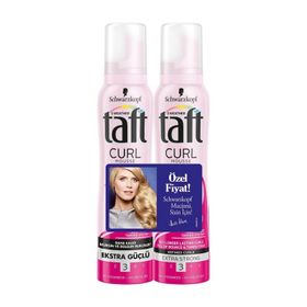 Taft Bukle Belirginleştirici Ekstra Güçlü No:3 2x150 ml Saç Şekillendirici Köpük