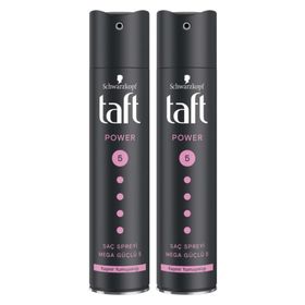 Taft Power 2x250 ml Kaşmir Mega Güçlü Saç Spreyi