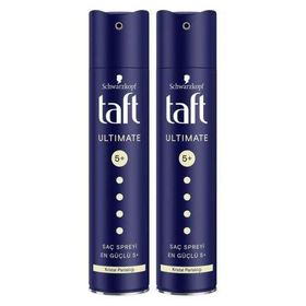 Taft Ultimate En Güçlü Tutuş 2x250 ml Saç Şekillendirici Sprey