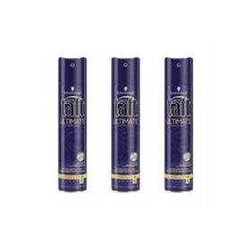 Taft Ultimate Kristal Parlaklığı Veren En Güçlü 3x250 ml Saç Şekillendirici Sprey