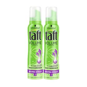 Taft Volume Mousse 150 ml +Hacim Sağlayan Şekillendirici 2'Li Saç Köpüğü