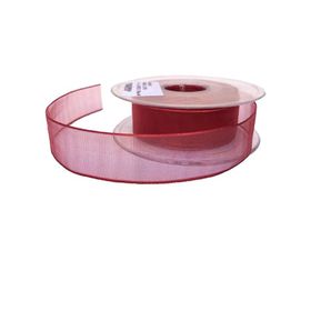 Tahtakale Toptancıları 2.5 cm 20 m Kırmızı Şifon Kurdele