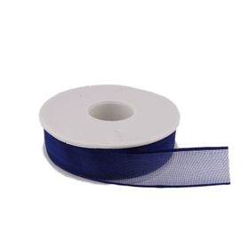 Tahtakale Toptancıları 2.5 cm 20 m Saks Mavi Şifon Kurdele
