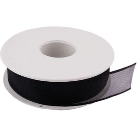Tahtakale Toptancıları 2.5 cm 20 m Siyah Şifon Kurdele