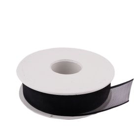 Tahtakale Toptancıları 2.5 cm 20 m Siyah Şifon Kurdele