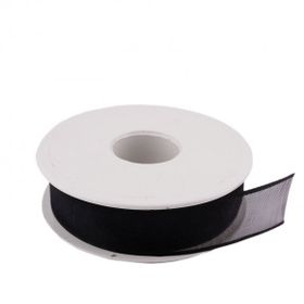 Tahtakale Toptancıları 2.5 cm 20 m Siyah Şifon Kurdele