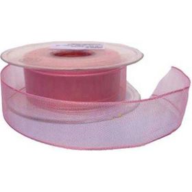 Tahtakale Toptancıları 4 cm 20 m Pembe Şifon Kurdele