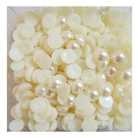 Tahtakale Toptancıları 8 mm 250 gr Krem Yarım Yuvarlak İncı