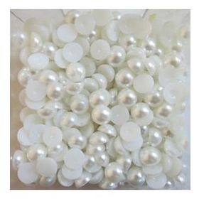 Tahtakale Toptancısı 10 mm 250 gr Beyaz Yarım İnci Yuvarlak