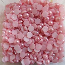 Tahtakale Toptancısı 10 mm 250 gr Pembe Yarım İnci Yuvarlak