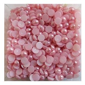 Tahtakale Toptancısı 10 mm 250 gr Pembe Yarım İnci Yuvarlak