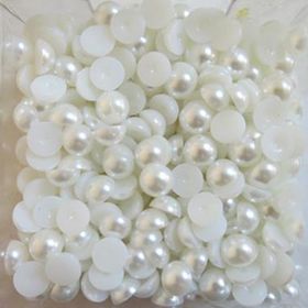 Tahtakale Toptancısı 8 mm 250 gr Beyaz Yarım İnci Yuvarlak