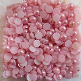 Tahtakale Toptancısı 8 mm 250 gr Pembe Yarım İnci Yuvarlak