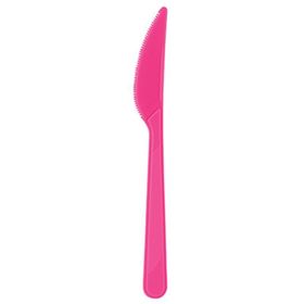 Tahtakale Toptancısı Plastik 25 Adet Pembe Bıçak
