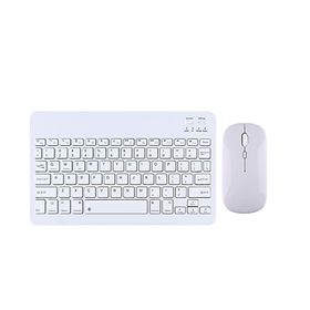 Tahticmer Huawei Matepad 10.4 inç Uyumlu Beyaz Kablosuz Bluetooth Klavye Mouse Set