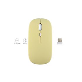 Tahticmer Samsung Galaxy Tab A T280 T285 T287 Sarı Uyumlu Mouse
