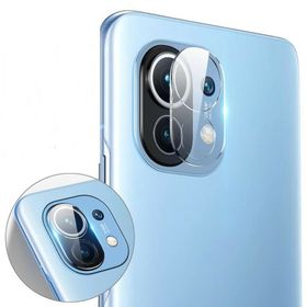Tahticmer Xiaomi Mi 11T Uyumlu Şeffaf Kırılmaz Kamera Lens Koruyucu Cam