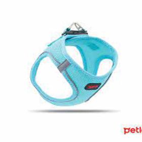 Tailpetz Air-Mesh 28 32 cm Açık Mavi 2XS Küçük Irk Köpek Göğüs Tasması