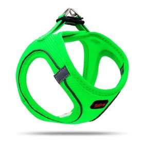 Tailpetz Airmesh 3XS Neon Yeşil Kedi Köpek Göğüs Tasması