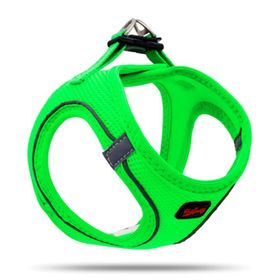 Tailpetz B08VX1GYK9 Air Mesh Neon-Yeşil Köpek Göğüs Tasması