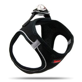 Tailpetz B08VX1GYK9 Air Mesh Siyah Köpek Göğüs Tasması