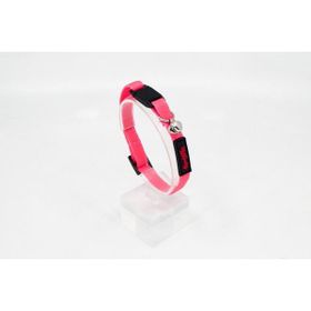 Tailpetz Easy&Safety Lock Çıngıraklı Ayarlanabilir Pembe Kedi Boyun Tasması