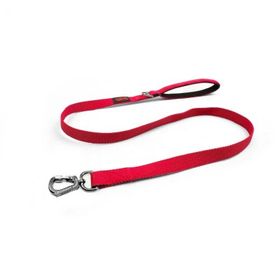 Tailpetz Match 100x1.5 cm Parlak Kırmızı Kedi ve Köpek Gezdirme Kayışı