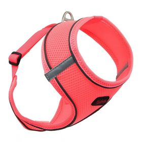 Tailpetz Step İn Neon Pembe 36x46-66 cm Harness Göğüs Tasması