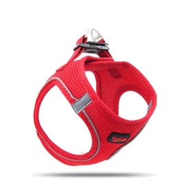 Tailpetz Xl Kırmızı Havalı Kumaş Köpek Göğüs Tasması