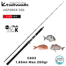 Tailwalk Jigforce SSD C603 1.83 m Max 200 gr Tetikli Jigging Kamış