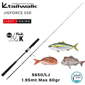 Tailwalk Jigforce SSD S650-LJ 1.95 m Max 80 gr Light Jigging Kamış