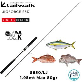 Tailwalk Jigforce SSD S650-LJ 1.95 m Max 80 gr Light Jigging Kamış
