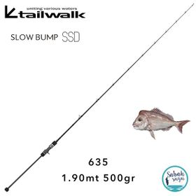 Tailwalk Slow Bump SSD 635 190 cm 500 gr Jigging Kamış