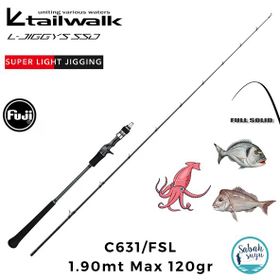 Tailwalk SSD L-Jiggys C631/FSL 1.90 m Max 120 gr Tetikli Light Jigging Kamış