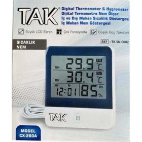 Tak CX-260A Isı ve Nem Ölçer