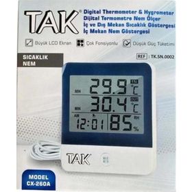 Tak CX-260A Isı ve Nem Ölçer